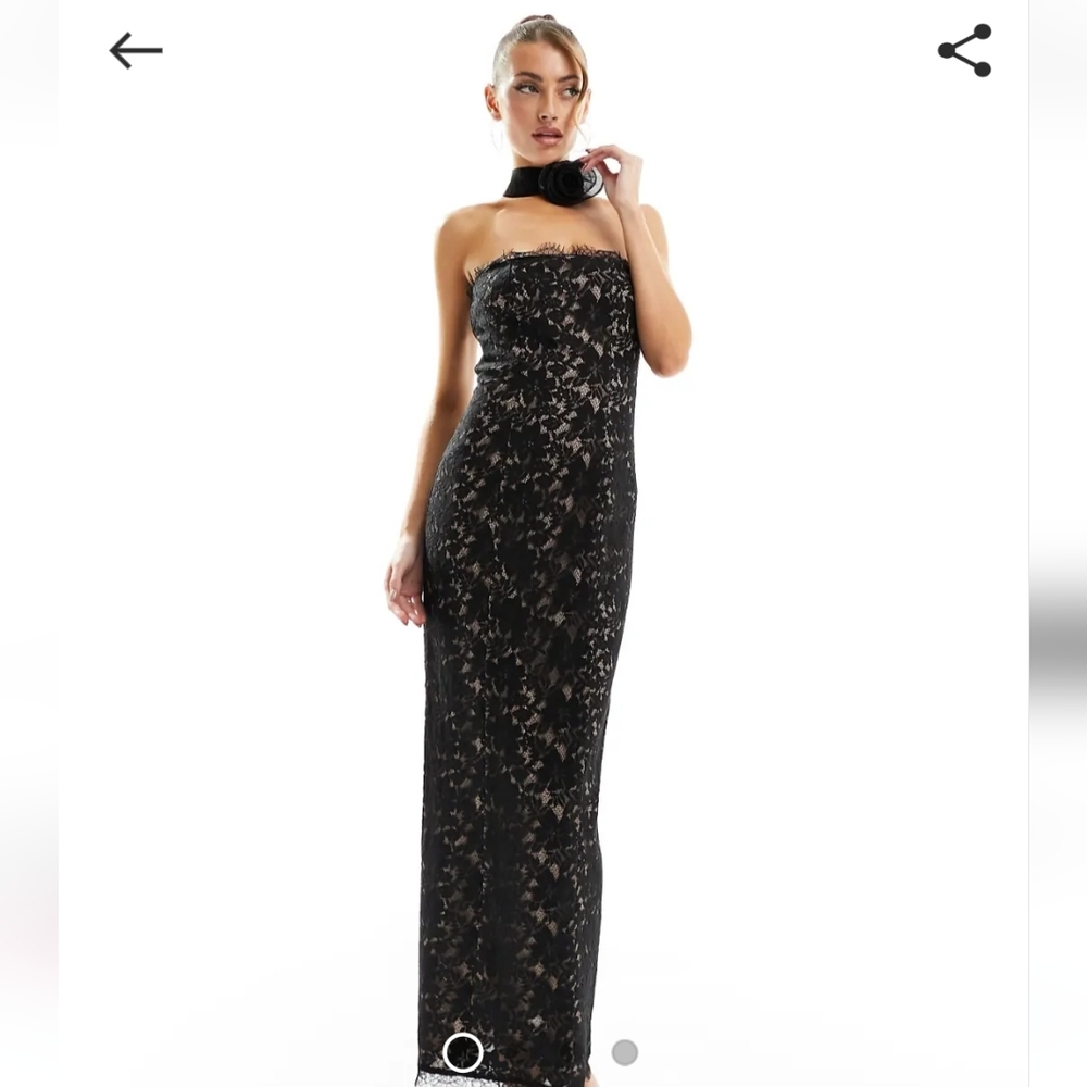NWT Rare London Lace Maxi Dress